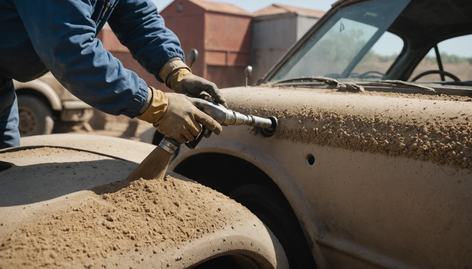 sable de sablage carrosserie