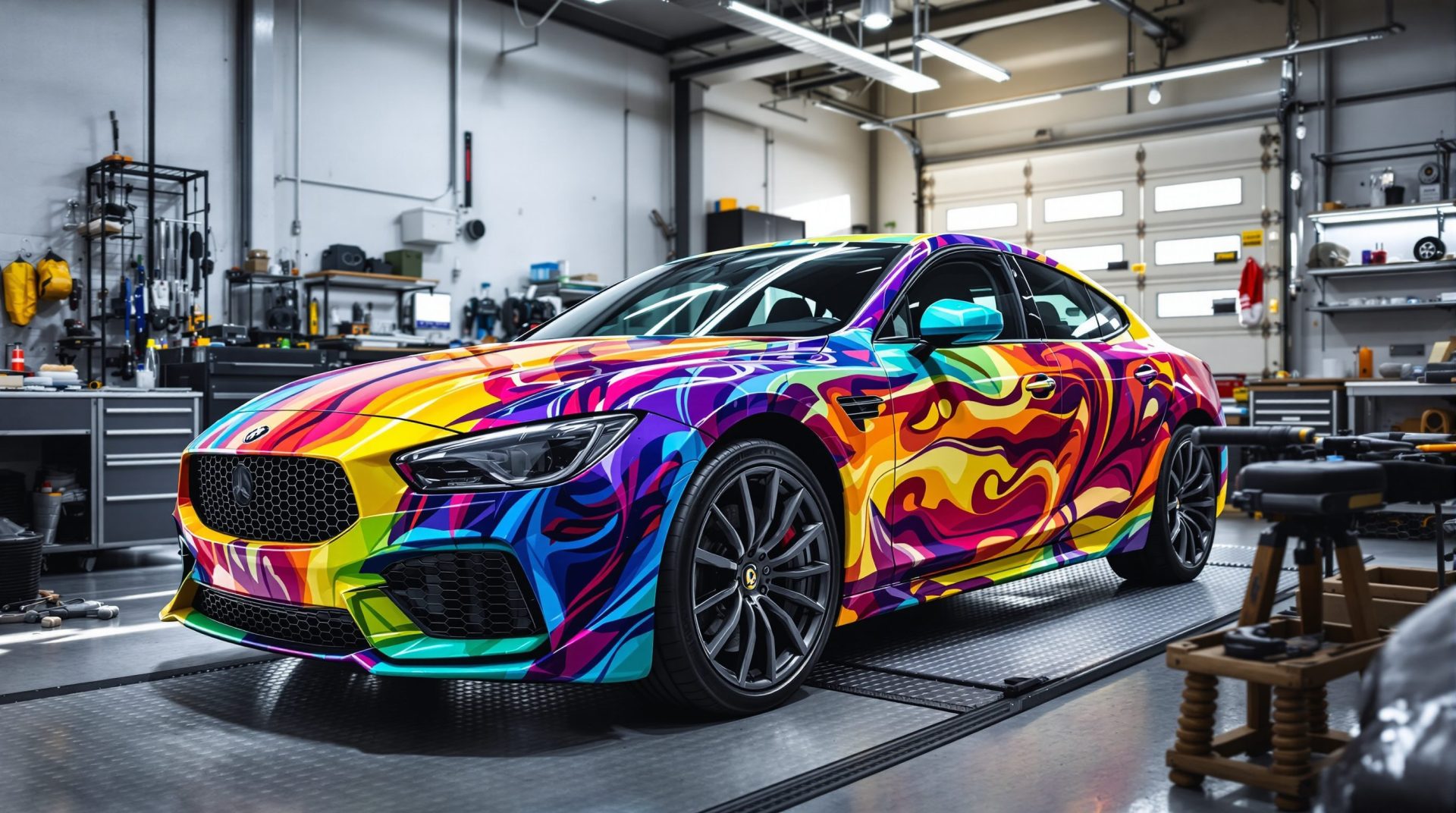 personnalisation de véhicules avec le wrapping